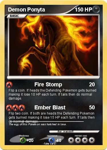 Pokemon Demon Ponyta