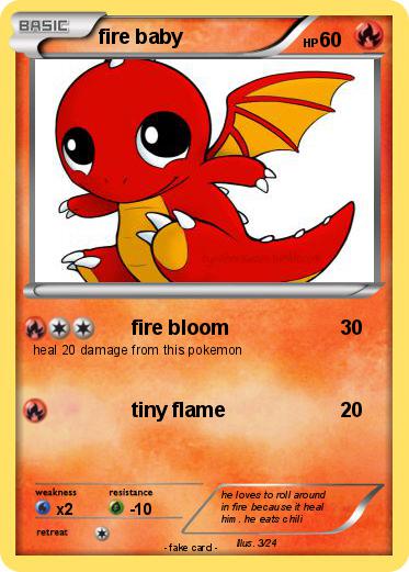 Pokemon fire baby