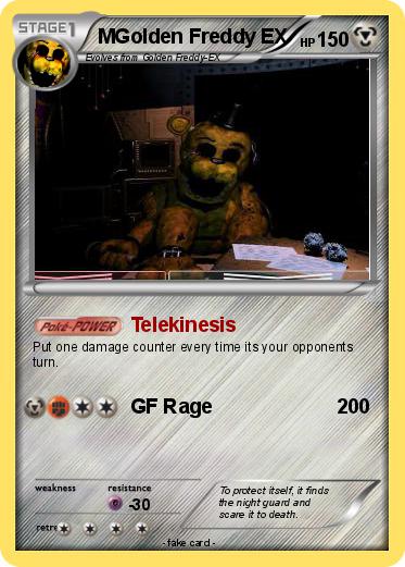 Pokemon MGolden Freddy EX