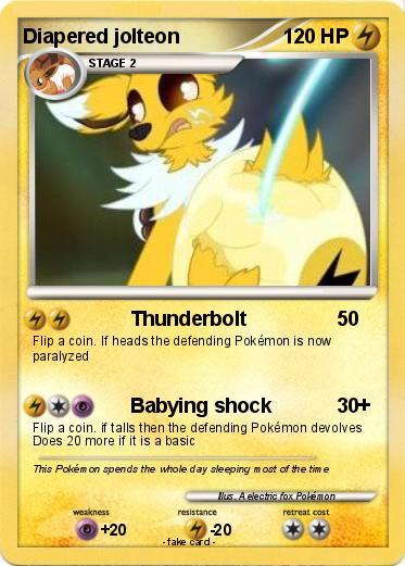 Pokemon Diapered jolteon