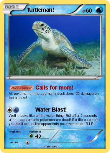 Pokemon Turtleman!