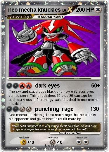 Pokemon neo mecha knuckles