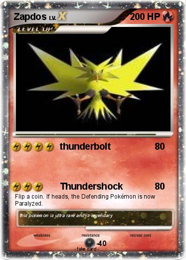 Pokemon Zapdos