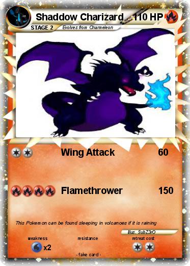 Pokemon Shaddow Charizard