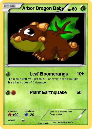 Pokemon Arbor Dragon Baby