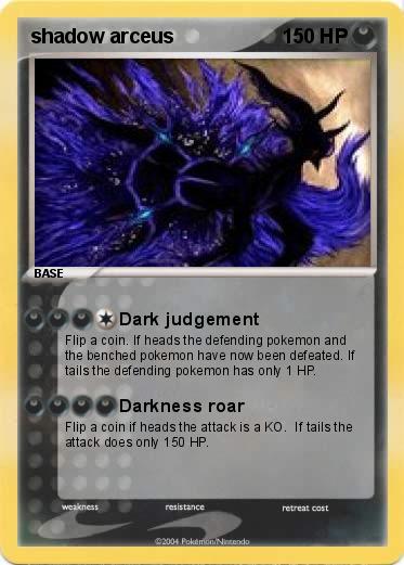 Pokemon shadow arceus