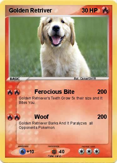 Pokemon Golden Retriver