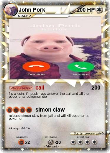 Pokemon John Pork