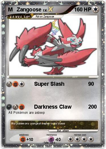 Pokemon M   Zangoose