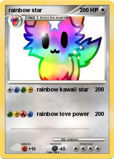 Pokemon rainbow star