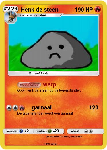 Pokemon Henk de steen