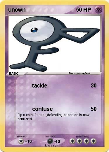 Pokemon unown