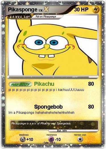 Pokemon Pikasponge