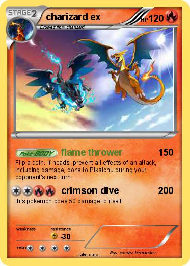 Pokemon charizard ex
