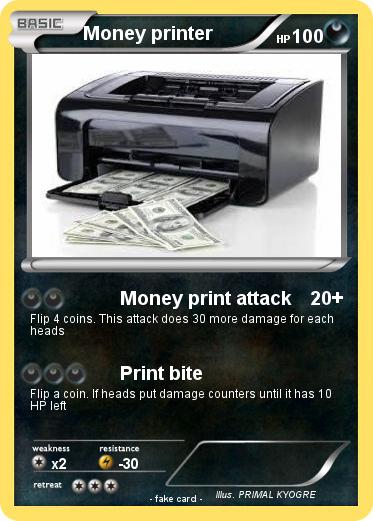 Pokemon Money printer