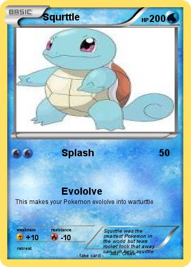 Pokemon Squrttle