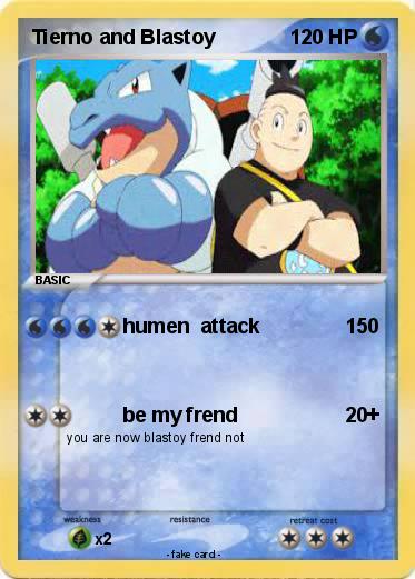 Pokemon Tierno and Blastoy