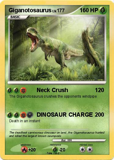 Pokemon Giganotosaurus