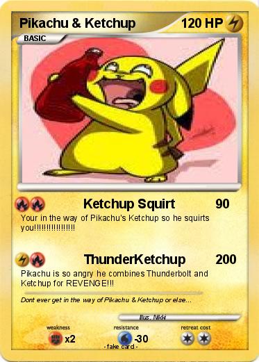 Pokemon Pikachu & Ketchup