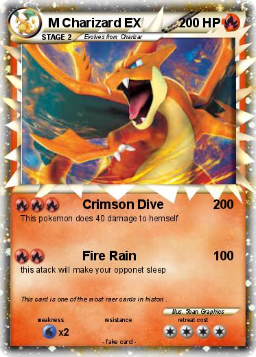 Pokemon M Charizard EX