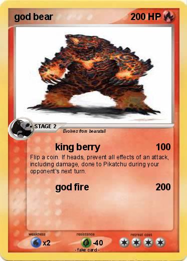 Pokemon god bear