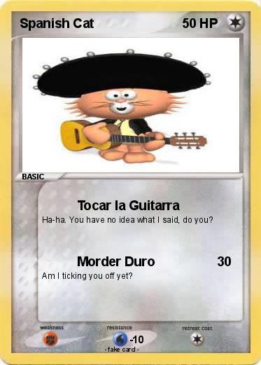 Pokemon Spanish Cat