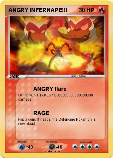 Pokemon ANGRY INFERNAPE!!!