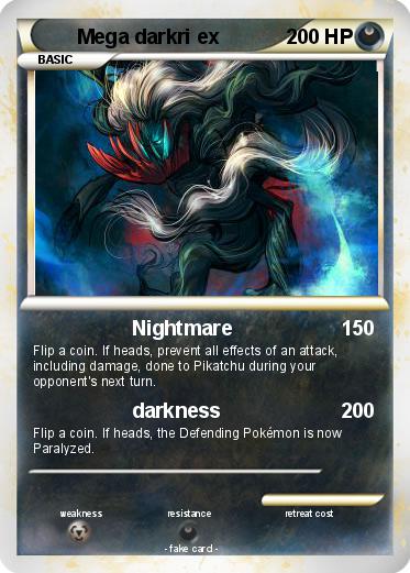 Pokemon Mega darkri ex