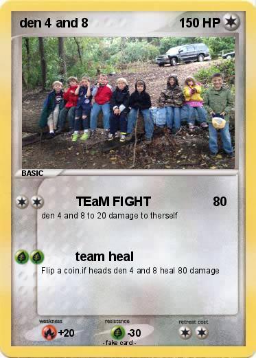 Pokemon den 4 and 8