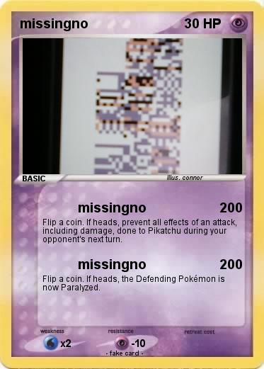 Pokemon missingno