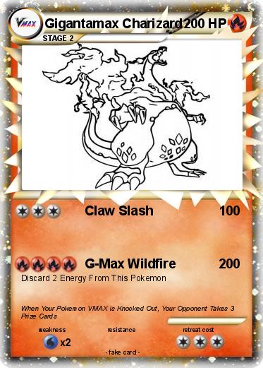 Pokemon Gigantamax Charizard