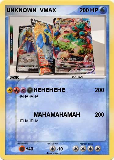 Pokemon UNKNOWN  VMAX
