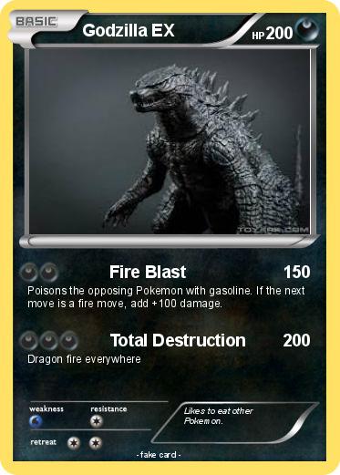 Pokemon Godzilla EX