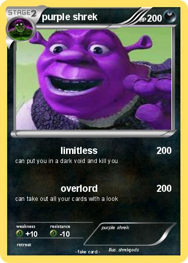 Pokemon purple shrek