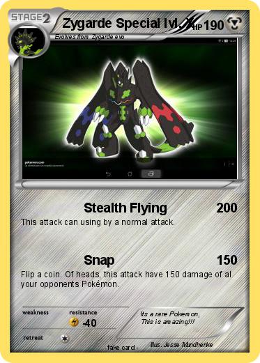 Pokemon Zygarde Special lvl. X