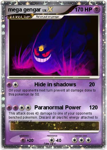 Pokemon mega gengar