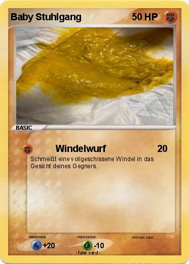 Pokemon Baby Stuhlgang