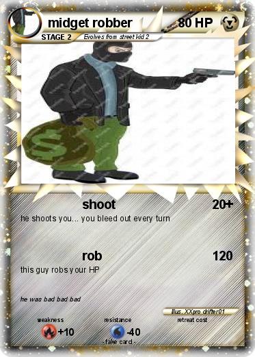 Pokemon midget robber