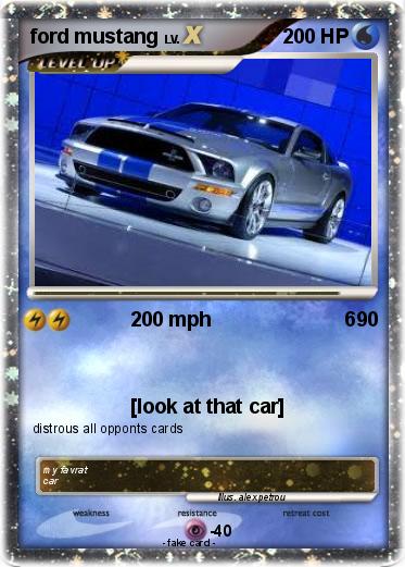 Pokemon ford mustang