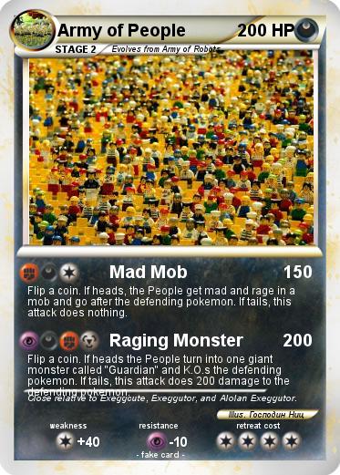 Pokemon Army of People