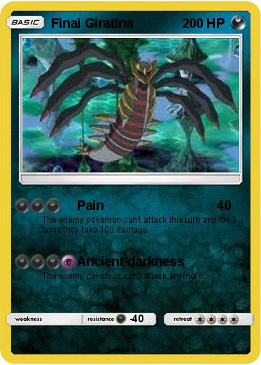 Pokemon Final Giratina