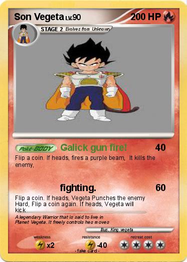 Pokemon Son Vegeta