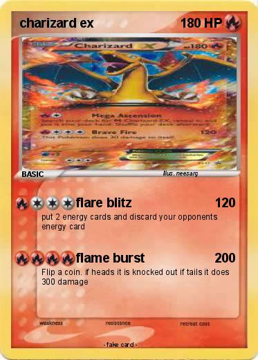 Pokemon charizard ex