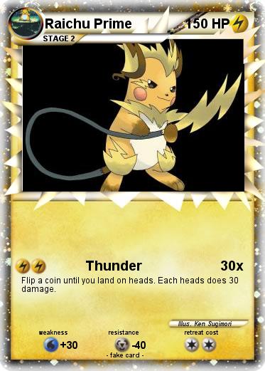 Pokemon Raichu Prime