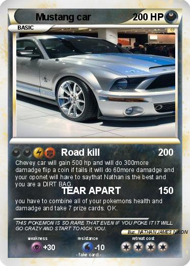 Pokemon Mustang car