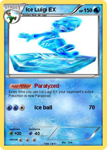 Pokemon Ice Luigi EX