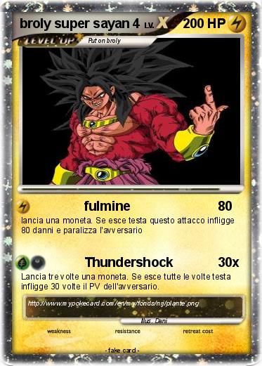 Pokemon broly super sayan 4
