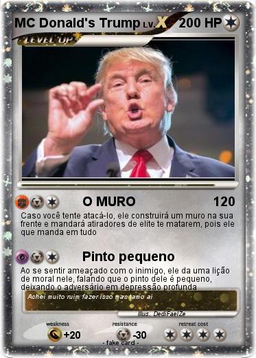 Pokemon MC Donald's Trump