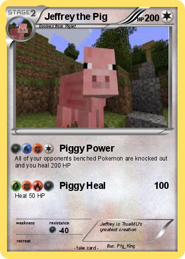 Pokemon Jeffrey the Pig