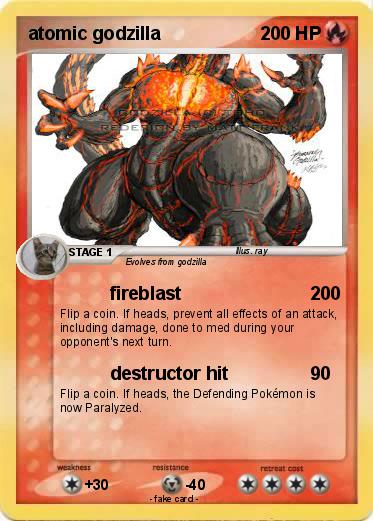 Pokemon atomic godzilla